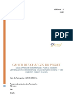 Cahier de Charge Suivi Des Commerciaux