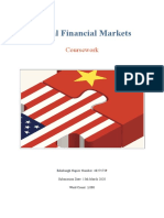 Global Financial Markets: Coursework