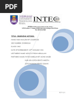 Mitosis Report