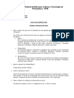 Exercícios Origem e Formação Dos Solos