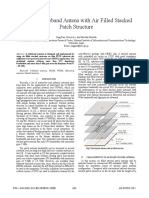 60 GHZ Wideband Antena With Air Filled Stacked Patch Structure