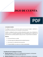 Catalogo de Cuentas