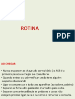 Rotinas No Consultório Odontologico