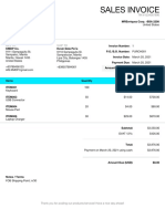 Sales Invoice: Bill To Ship To