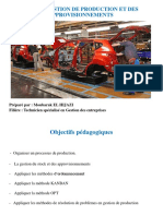 Module Gestion de Production Et Des Appr