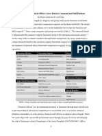 Chemical Career Model