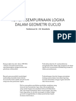 Ketidaksempurnaan Logika Dalam Geometri Euclid