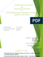 Effect of HCL On Silica Fumes