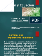 Reacción y Ecuación Química PDF