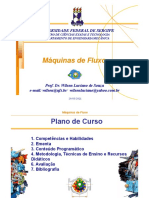 Máquinas de Fluxo - Aula 01 - Plano de Curso