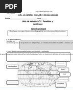 Guía #3 Actividad Paralelos y Meridianos