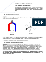 Principe de Fonctionnement Des Machines À Courant Alternatif