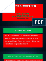 Sports Writing - Earl 2