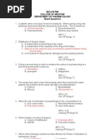 A. Pharmacodynamic: Mcu-Fdtmf Colloge of Medicine Department of Pharmacology Board Questions