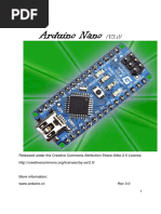 Arduino Nano: User Manual