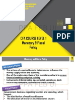 1 - Monetary - Fiscal Policy