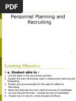 Personnel Planning and Recruiting