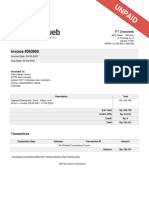 Contoh Invoice Pembelian Barang