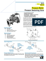 Pressure Relief, Pressure Sustaining Valve: Model