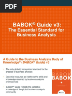 BABOK v3 - The Essential Standard For Business Analysis