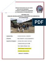 Informe de Concreto