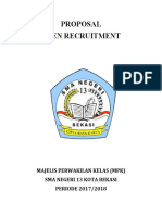 Proposal Open Recruitment