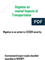 6 Mitigation On Environmental Impacts of Transportation