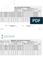 Emergency Lights Inspection Checklist