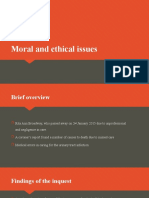 Moral and Ethical Issues