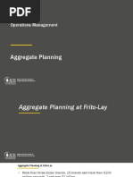 Aggregate Planning