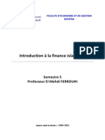 Support - Introduction À La Finance Islamique - Chapitre 3 4 5-1