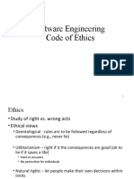 Software Engineering Code of Ethics