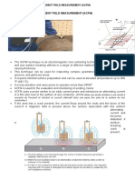 Alternating Current Field Measurement ACFM