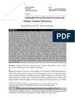 2017 A Review of The Relationship Between Parental Involvement and Students' Academic Performance