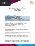 Guía de Actividades y Rúbrica de Evaluación - Unidad 2 - Momento 4 - Interpretación Del Concepto