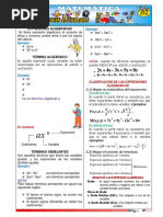 Expresiones Algebraicas Ficha N°2