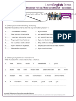 Grammar Videos: Third Conditional - Exercises: 1. Check Your Understanding: Matching