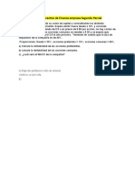 Examen Practico de Finanza Empresa Segundo Parcial