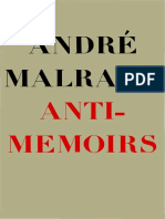 Malraux, Andre - Anti-Memoirs (HRW, 1968)