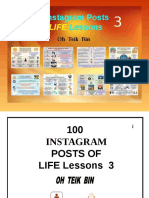 100 Instagram Posts of LIFE Lessons 