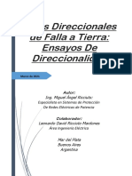 Reles Direccionales de Falla A Tierra-Ensayos de Direccionalidad