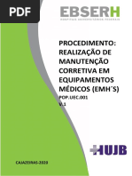 Pop - Uec.001 - Realização de Manutenção Corretiva em Equipamentos Médicos (Emh S)