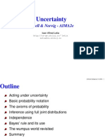 Uncertainty: Russell & Norvig - AIMA2e