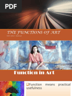 The Functions of Art