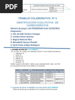 T.C.3 Los Poderosos Bioquimica Identificacion Cualitativa C.H. Alumnos