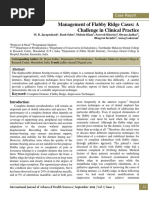 Management of Flabby Ridge Cases: A Challenge in Clinical Practice