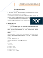 Modul 2 - Permutasi Dan Kombinasi