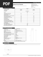 Low Broadband Cross Polarized 5488.00: Electrical Specifications