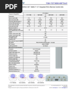 Tqb-172718Dei-65Ft2V01: Xxxxpol 1710 2690Mhz×4 65° 18dbi 2° 12° Integrated Rcu (Remote Control Unit) Antenna