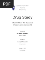 Drug Study CHN 2